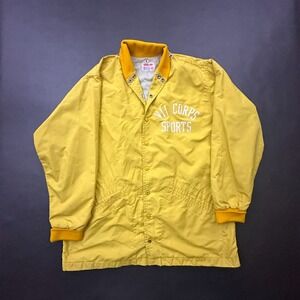 True Vintage 1960s Wilson Chore Jacket Mens XL Yellow Retro Windbreaker USA Made